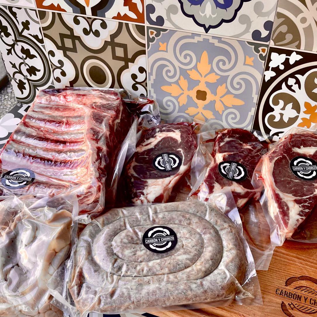 Cortes de carne argentina sellados al vacío